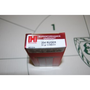 .204 Hornady 32gr V-Max - Box of 20 .204 Hornady 32gr V-Max - Box of 20